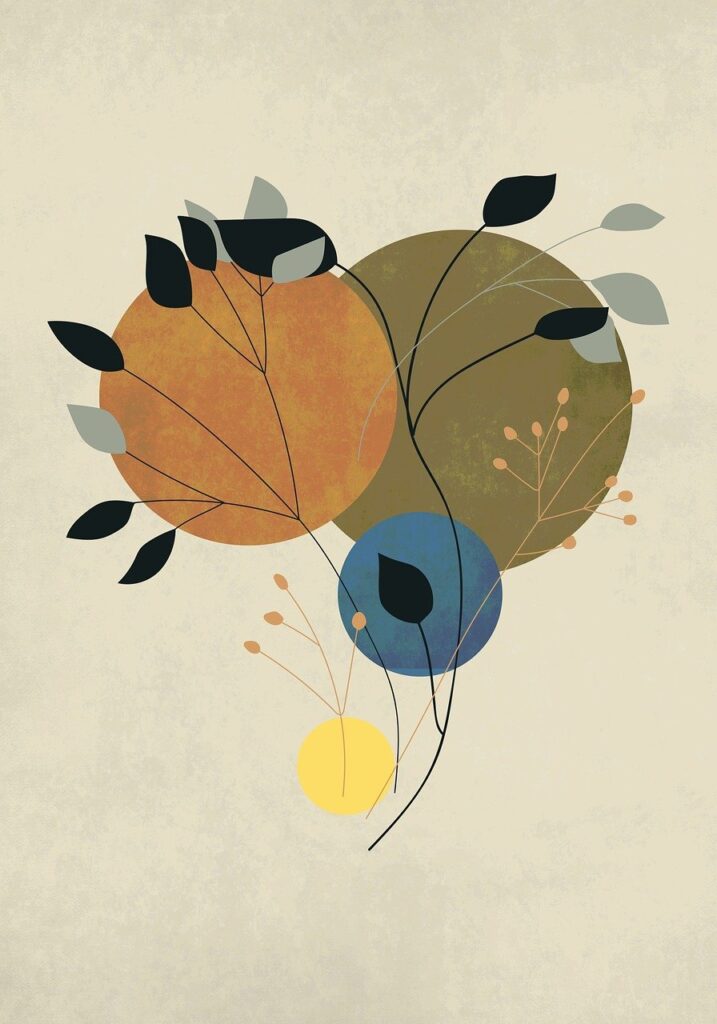 boho, bohemian, background, drawing, beautiful wallpaper, nature, botanical, grunge, seeds, leaves